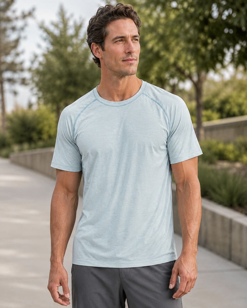 Lululemon Metal Vent Tech Short Sleeve Tee Light Blue Men's XS
